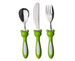 BANQUET Sada dtskch pbor FROG, 3 ks, s plastovou rukojet