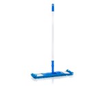 BRILANZ Mop ploch inylkov s teleskopickou ty 120 cm, tmav modr