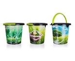 BRILANZ Kbelk plastov ECO 5 l, mix dekor