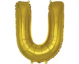 BANQUET Balnek nafukovac foliov psmeno U, MY PARTY, vka 30 cm