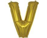 BANQUET Balnek nafukovac foliov psmeno V, MY PARTY, vka 30 cm