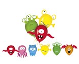BANQUET Balonky nafukovac latexov MY PARTY Monsters, 6 ks