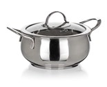 BANQUET Kastrol nerezov PICCOLO Belly 14 x 8 cm, 1,2 l, s poklic