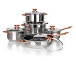 BANQUET Sada nerezovho ndob SWING Copper, 10 ks