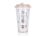 BANQUET Hrnek cestovn dvoustnn COFFEE 500 ml, Iced latte