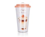 BANQUET Hrnek cestovn dvoustnn COFFEE 500 ml, Coffee macchiato