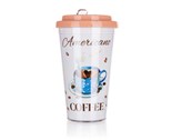 BANQUET Hrnek cestovn dvoustnn COFFEE 500 ml, Americano coffee