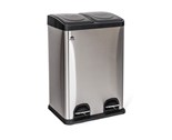 BRILANZ Ko recyklovac odpadkov nerezov SAVERY 40 l (2 x 20 l)