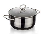 BANQUET Kastrol nerezov MATTE New Line 26 cm, 6,5 l, s poklic