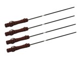 HAPPY GREEN Jehly grilovac chromovan BBQ 40 cm, 4 ks