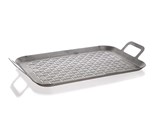 HAPPY GREEN Plech grilovac s uchy 43 x 25 cm, nerez