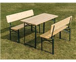 HAPPY GREEN Zahradn pivn set s opradlem 115 cm
