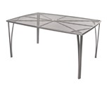 HAPPY GREEN Stl zahradn ocelov 150 x 90 cm