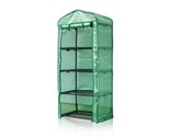 HAPPY GREEN Foliovnk s policemi 69 x 50 x 160 cm