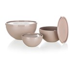 BANQUET Sada plastovch misek s vkem CULINARIA 0,2 / 0,6 / 1,2 L, 6 dl, hnd