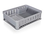 BANQUET Odkapva na ndob plastov myKITCHEN Color 40 x 31 x 12 cm, ed silver