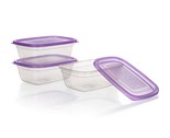 SUPER VALUE Sada plastovch dz SUPER VALUE 1,25 l, 3 ks, fialov