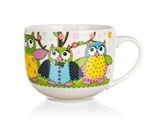 BANQUET Hrnek jumbo keramick OWLS 500 ml