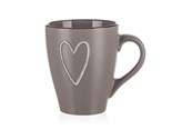 BANQUET Hrnek keramick HEART 310 ml, hnd