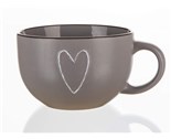 BANQUET Hrnek keramick jumbo HEART 730 ml, hnd
