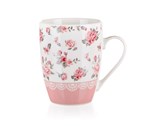 BANQUET Hrnek PINK FLOWER 340 ml, rov