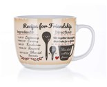 BANQUET Hrnek keramick polvkov RECIPE FOR FRIENDSHIP 730 ml