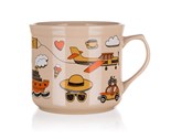 BANQUET Hrnek big keramick TRAVEL 700 ml