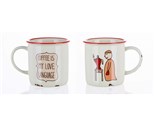BANQUET Hrnek keramick COFFEE STORY 310 ml, Love