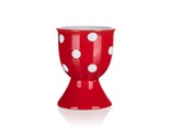 BANQUET Kalek na vajka keramick DOTS 7 cm, erven