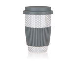 BANQUET Hrnek keramick se silikonovm vkem GO, 400 ml, ed