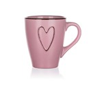 BANQUET Hrnek keramick HEART 310 ml, rov