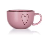 BANQUET Hrnek keramick jumbo HEART 730 ml, rov