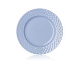 Tal dezertn 19,6cm, relif, modr, stolovn, KPB-8SEC-BL