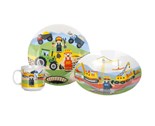 BANQUET Dtsk jdeln sada THE BUILDERS, 3 ks