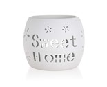 HOME DECOR Aroma lampa porcelnov 10,5 x 10,5 cm, Sweet Home, bl
