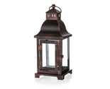 HOME DECOR Lucerna plechov 10 x 10 x 24 cm