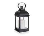 HOME DECOR Lucerna plastov s LED svkou 10 x 10 x 22 cm