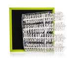 HOME DECOR Tabule s psmeny 30 x 30 cm, rm zelen