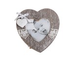 HOME DECOR Rmeek s krajkou LACEWORK, srdce