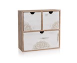 HOME DECOR Polika RUSTIN WHITE, 3 uplky