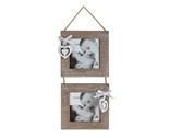 HOME DECOR Sada rmek SCULPTURE HEART HEART, na 2 fotky