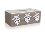 HOME DECOR Krabika na paprov kapesnky SCULPTURE HEART HEART
