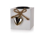 HOME DECOR Svcen METAL HEART 6,5 x 6,5 x 6,5 cm, bl