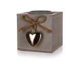 HOME DECOR Svcen METAL HEART 6,5 x 6,5 x 6,5 cm, prodn devo