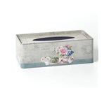 HOME DECOR Krabika na paprov kapesnky plechov  JARDIN 24 x 13 x 9,5 cm