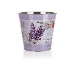 HOME DECOR Kvtin plechov LAVENDER 15 cm