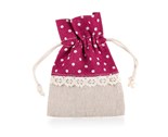 HOME DECOR  Pytlk dekorativn DOTS 10 x 13 cm, erven