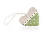 HOME DECOR  Srdce dekorativn DOTS 8 x 7 cm, zelen