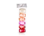 HOME DECOR Sada vzacch stuh RAINBOW 5 mm x 10 m, 6 ks, erven