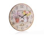 HOME DECOR Hodiny nstnn FLOWER MIX 34 cm